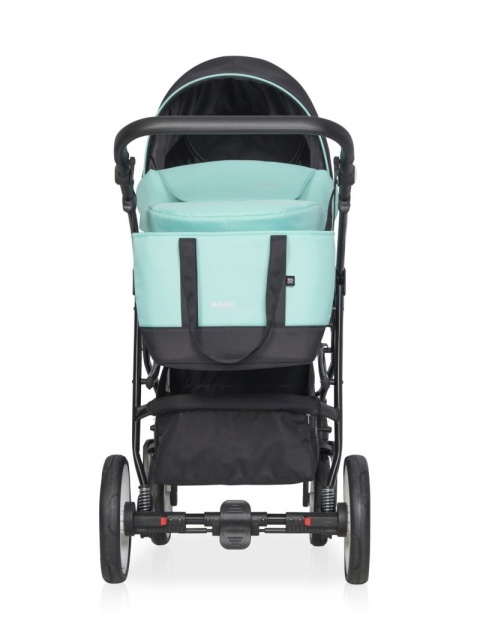 RIKO BASIC SPORT 3w1 Wózek głęboko-spacerowy z fotelikiem 0-13 kg - CERAMIC GREEN