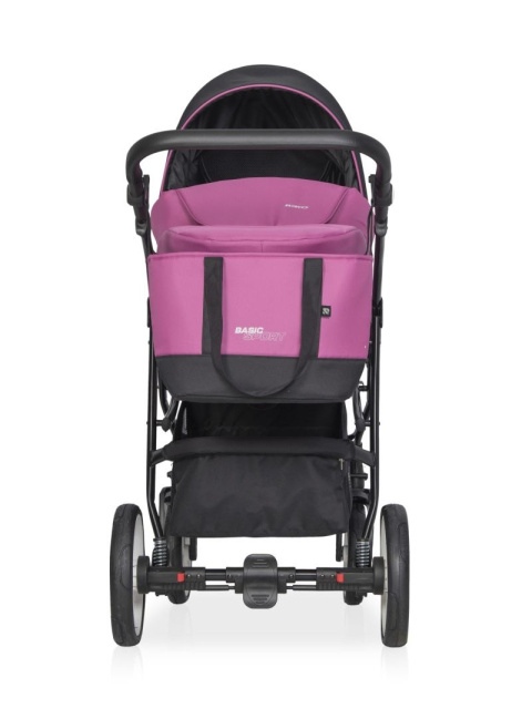 RIKO BASIC SPORT 3w1 Wózek głęboko-spacerowy z fotelikiem 0-13 kg - MAGENTA