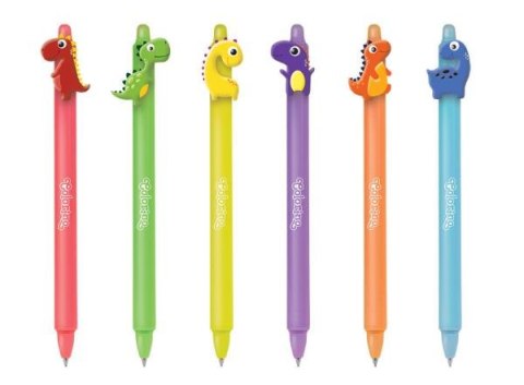 Długopis wymazywalny automatyczny Dinozaury Colorino School p36/60 cena za 1 szt MIX