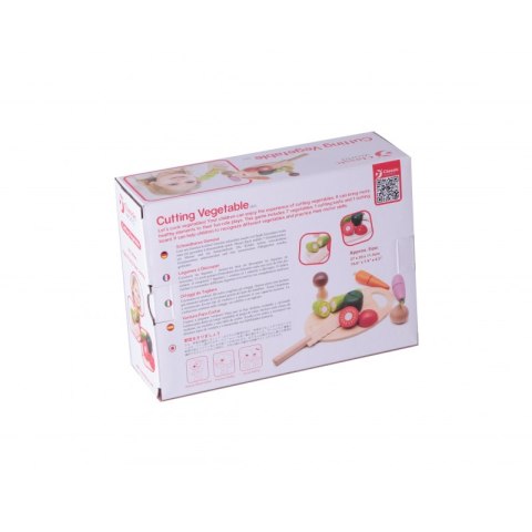 CLASSIC WORLD Drewniany Zestaw do Krojenia Warzyw na Rzepy 16 el.