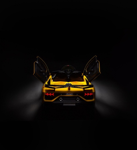 Pojazd na akumulator Toyz Lamborghini Aventador SVJ - YELLOW