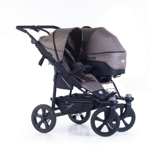 TFK Gondola Twin + adaptery do wóżka Twin Trail 2/Twin Adventure 2 - Brązowa