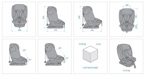 Titan Pro Maxi-Cosi 9-36 kg fotelik samochodowy od 9 miesiąca do 12 roku - AUTHENTIC RED