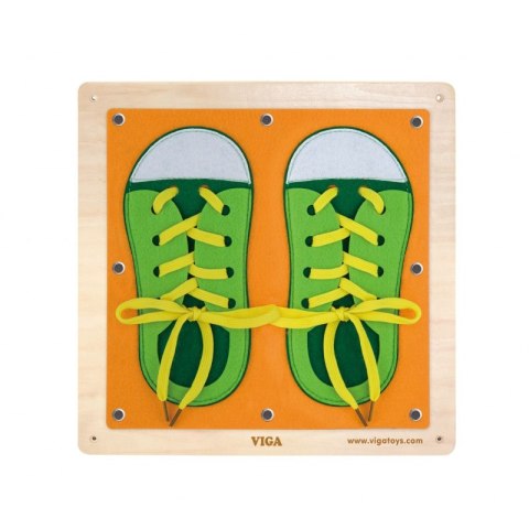 Viga Drewniane Tablice Sensoryczne Ubrania i zapięcia Montessori