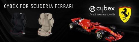 SOLUTION Z-FIX SCUDERIA FERRARI Cybex 15-36 kg fotelik samochodowy od ok. 3 do 12 lat - Silver Grey