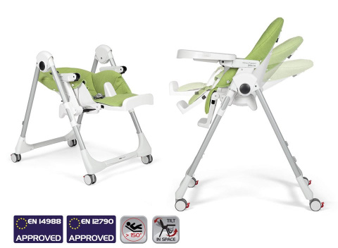 Peg Perego Prima Pappa Follow Me krzesełko do karmienia - Wonder Green