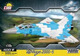 COBI 5801 Armed Forces Mirage 2000-5 Samolot myśliwski 400 klocków p3