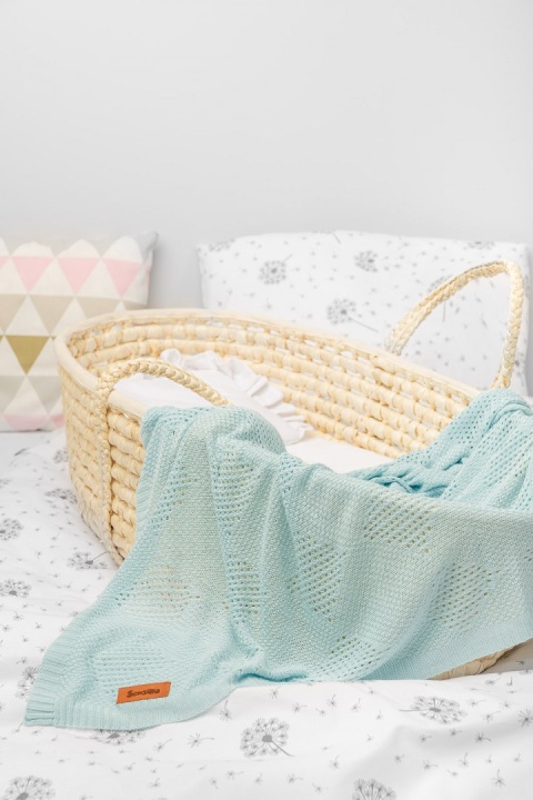 Kocyk Bambusowy BAMBUS 100% 100X80cm Sensillo - Miętowy