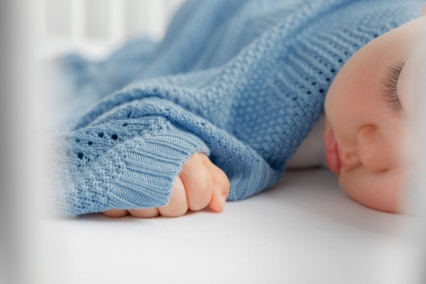 Kocyk Bambusowy BAMBUS 100% 100X80cm Sensillo - Niebieski