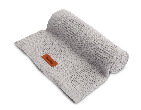 Kocyk Bambusowy BAMBUS 100% 100X80cm Sensillo - Szary