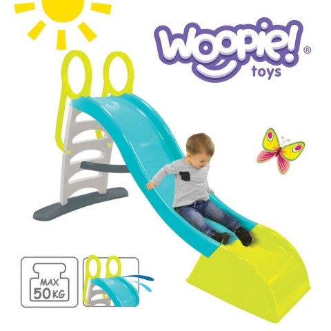 WOOPIE Duża Zjeżdżalnia Ogrodowa ze Ślizgiem Wodnym Elite XXL 180 cm
