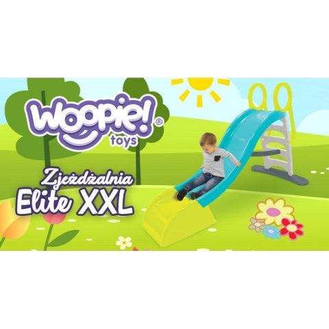 WOOPIE Duża Zjeżdżalnia Ogrodowa ze Ślizgiem Wodnym Elite XXL 180 cm