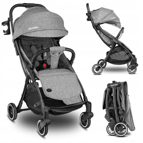 JULIE ONE Lionelo Wózek spacerowy do 22 kg - STONE GREY