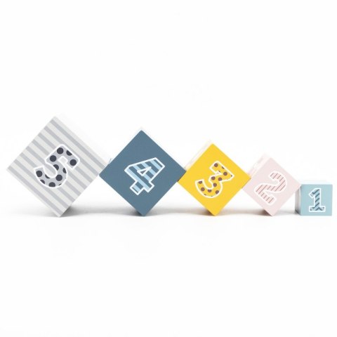 VIGA PolarB Piramidka Układanka edukacyjna Sorter Kostki Klocki