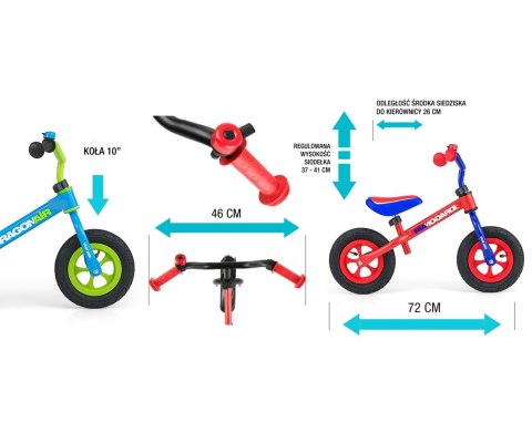 Rowerek Biegowy Dragon Air Mint