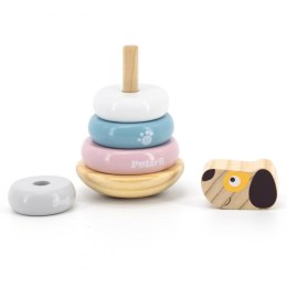 Drewniana Edukacyjna Układanka Wańka wstańka Piesek Viga Toys Montessori