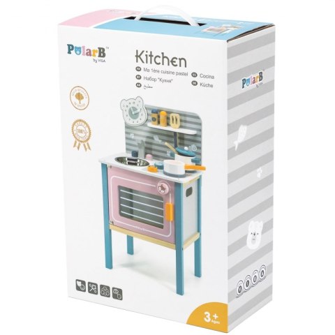 VIGA Kuchnia drewniana dla dzieci z akcesoriami