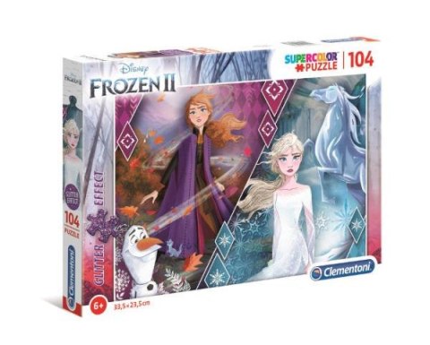 Clementoni Puzzle 104el z brokatem Frozen 2 20163