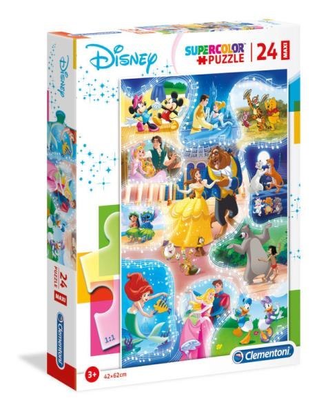 Clementoni Puzzle 24el Maxi podłogowe Disney Dance Time 24204