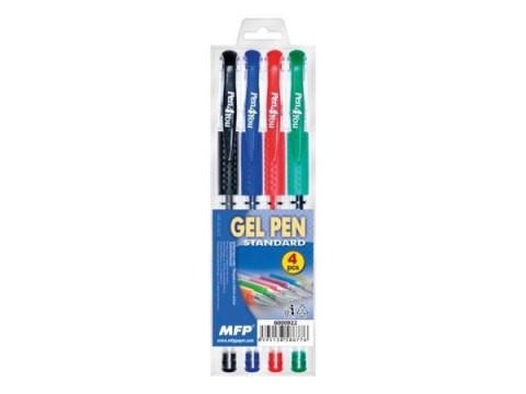 Długopisy żelowe MFP 4 kolory