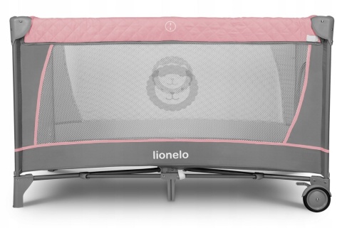 FLOWER Lionelo Łóżeczko turystyczne z akcesoriami - FLAMINGO