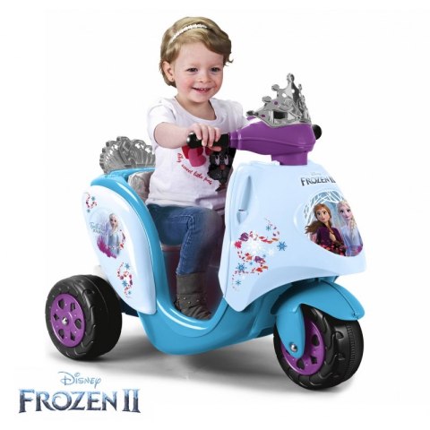 FEBER Kareta Frozen Kraina Lodu Pojazd Motorek na Akumulator 6V