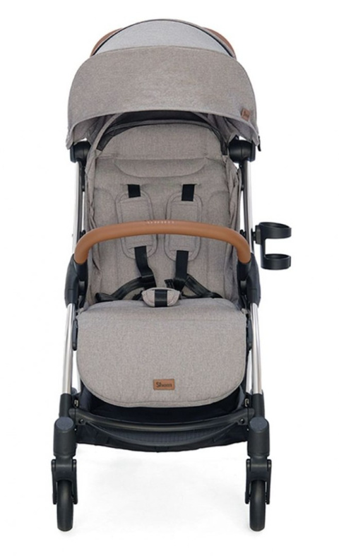 Magical Flash Shom do 22 kg lekki wózek spacerowy 6,8 kg - Dark Grey (srebrna rama)