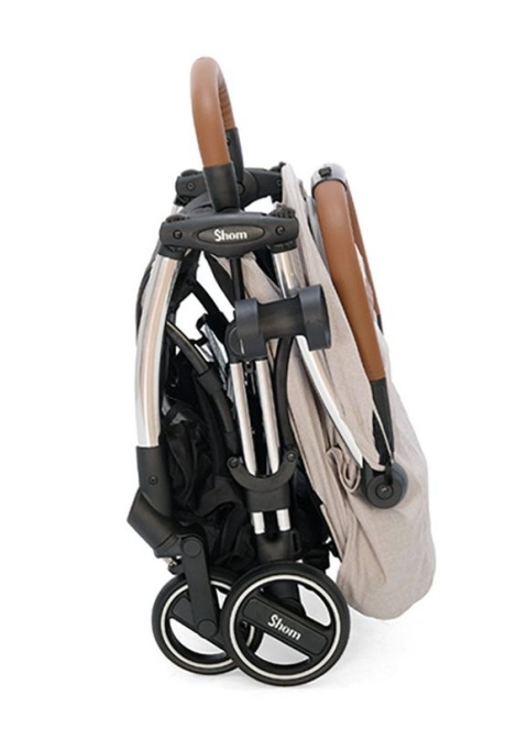 Magical Flash Shom do 22 kg lekki wózek spacerowy 6,8 kg - Light Grey (srebrna rama)