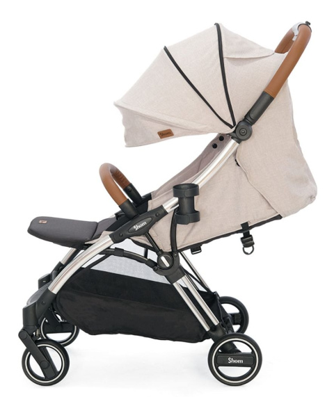 Magical Flash Shom do 22 kg lekki wózek spacerowy 6,8 kg - Light Grey (srebrna rama)