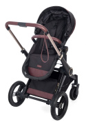 Shom Elegance RV 3w1 Shom głęboko spacerowy wózek dziecięcy z fotelikiem 0-13 kg i-size - Midnight Black