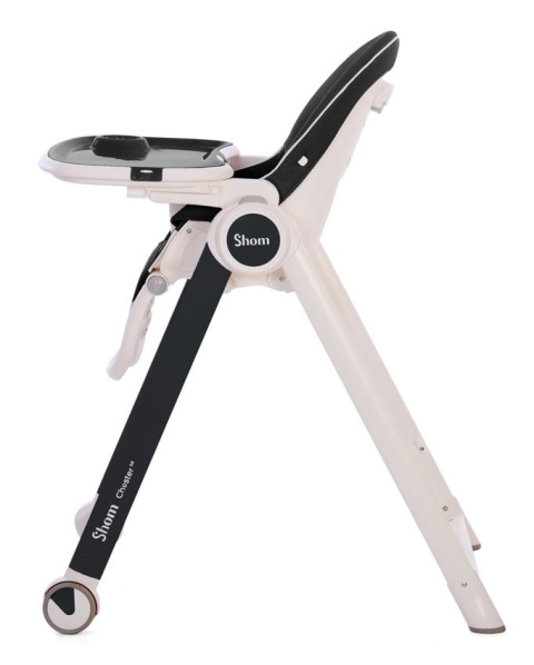 CHESTER 2.0 Shom krzesełko do karmienia 6-36m do 15kg - Anthracite Black