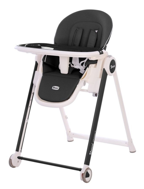 CHESTER 2.0 Shom krzesełko do karmienia 6-36m do 15kg - Anthracite Black