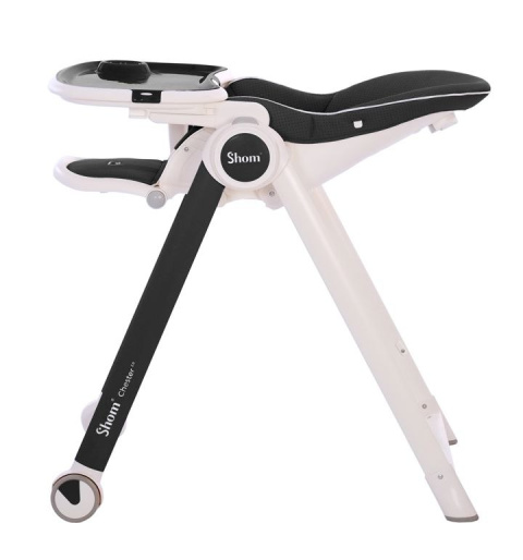 CHESTER 2.0 Shom krzesełko do karmienia 6-36m do 15kg - Anthracite Black