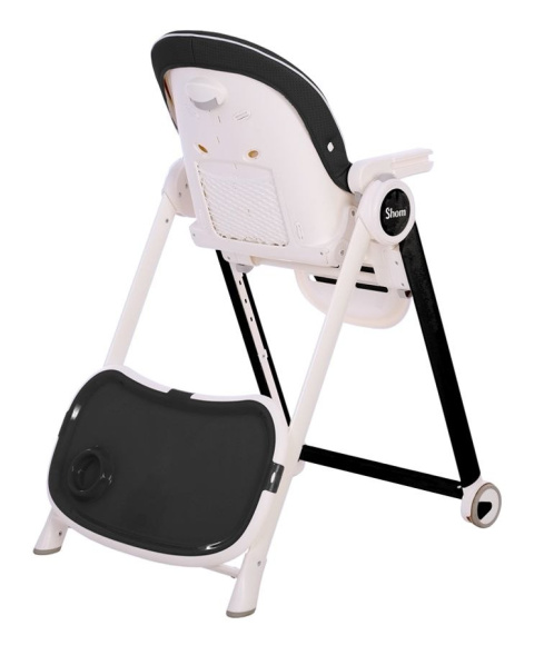 CHESTER 2.0 Shom krzesełko do karmienia 6-36m do 15kg - Anthracite Black