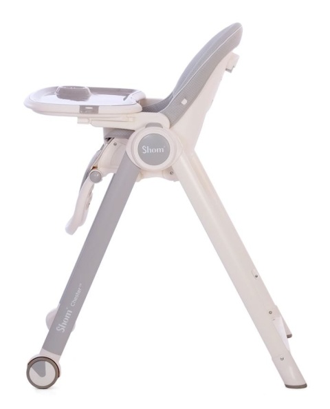 CHESTER 2.0 Shom krzesełko do karmienia 6-36m do 15kg - Glaciar Grey