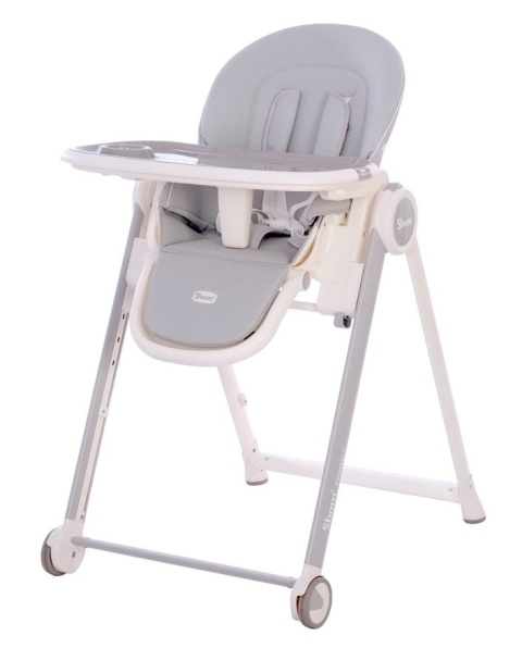 CHESTER 2.0 Shom krzesełko do karmienia 6-36m do 15kg - Glaciar Grey