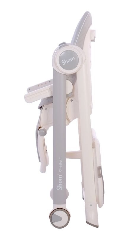CHESTER 2.0 Shom krzesełko do karmienia 6-36m do 15kg - Glaciar Grey