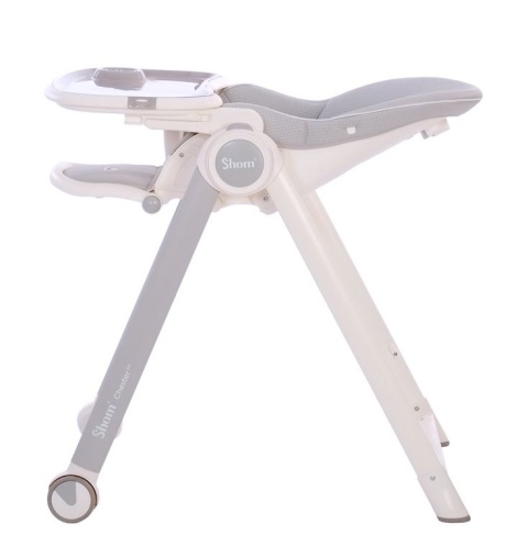 CHESTER 2.0 Shom krzesełko do karmienia 6-36m do 15kg - Glaciar Grey