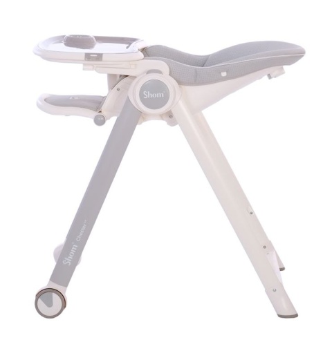 CHESTER 2.0 Shom krzesełko do karmienia 6-36m do 15kg - Glaciar Grey