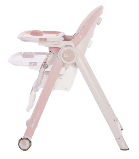 CHESTER 2.0 Shom krzesełko do karmienia 6-36m do 15kg - Soft Pink