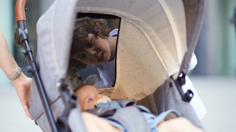 Kinderkraft Wózek Głęboko Spacerowy PRIME 2w1 DEEP NAVY do 22 kg + Mommy Bag