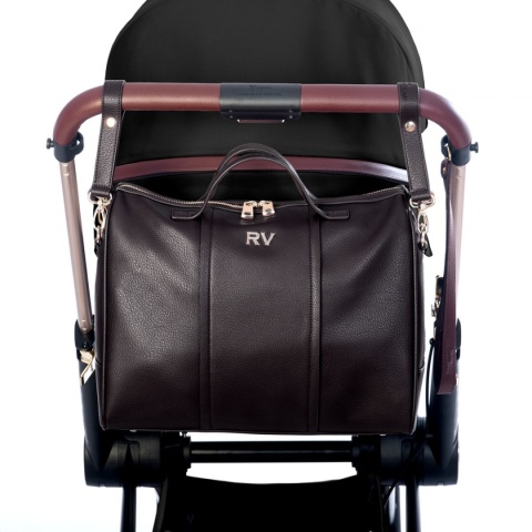 RV Elegance Shom stylowa torba dla mamy i do wózka dziecięcego - Midnight Black