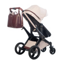 RV Elegance Shom stylowa torba dla mamy i do wózka dziecięcego - Wine Red