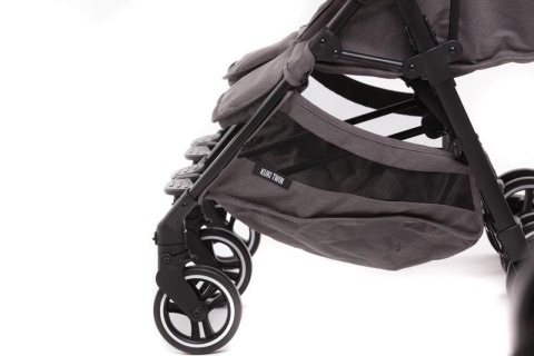 KUKI TWIN 2.0 Baby Monsters wózek bliźniaczy kolor BLACK