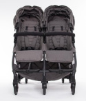 KUKI TWIN 2.0 Baby Monsters wózek bliźniaczy kolor BLACK