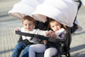 KUKI TWIN 2.0 Baby Monsters wózek bliźniaczy kolor MEDITERREAN