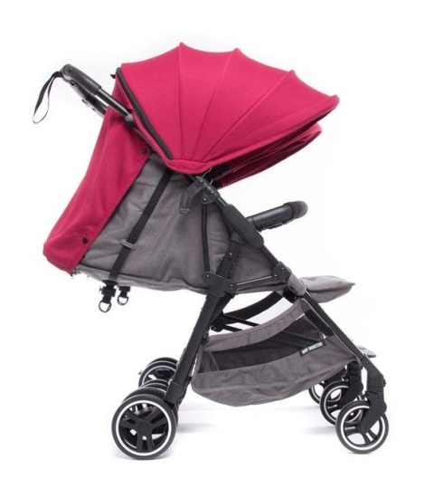 KUKI TWIN 2.0 Baby Monsters wózek bliźniaczy kolor RED
