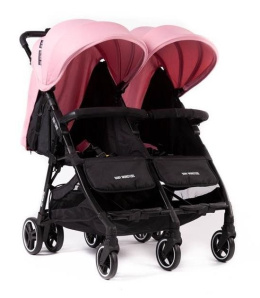 KUKI TWIN Baby Monsters wózek bliźniaczy kolor MILKSHAKE