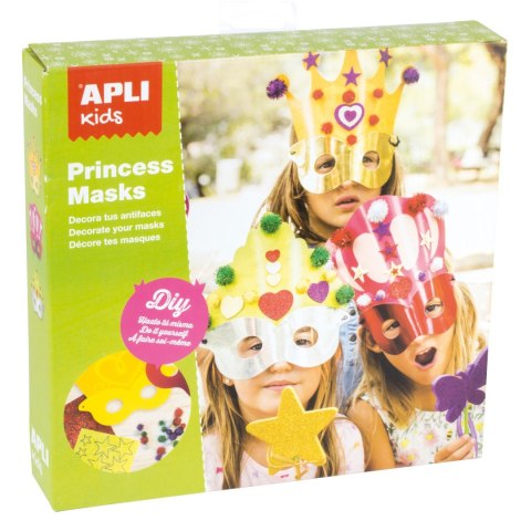 Zestaw artystyczny Apli Kids - Maski Księżniczek