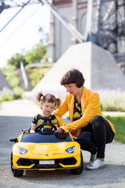 Pojazd na akumulator Toyz Lamborghini Aventador SVJ - BLACK